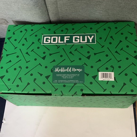 NWB golf-themed beer glass & coffee mug set - Picture 4 of 4